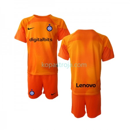 Billiga Fotbollströjor Inter Milan Målvakt Barn Fjärde tröja 2022/23 Kortärmad